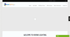 Desktop Screenshot of kronolighting.com