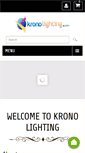 Mobile Screenshot of kronolighting.com